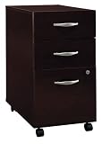 Series C Three-Drawer Mobile File (Mocha Cherry)