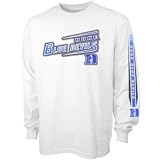 Youth Duke Blue Devils L/S White Dot Pattern Tee
