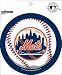 NEW YORK METS 5 INCH ROUND DECAL