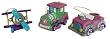 Set of 3 Fairy Whispers Planes Trains and Automobiles Christmas Ornament Set
