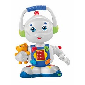 Fisher Price - W4742 - Jouet d'Eveil et Premier Age - Toby le Robot - Bilingue