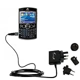 International Wall / AC Charger for the Motorola MOTO Q Global - Gomadic Brand w/ TipExchange Technology