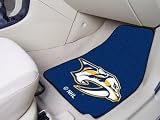 Nashville Predators NHL 2-Piece Printed Carpet Car Mats (18x27")