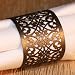 Paper Orchid Filigree Napkin Ring Chocolate(10 Pack)