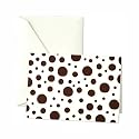 Crane Kona Dots Notes - 3 7/16" x 4 7/8" - 12 Notes / 12 Envelopes