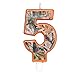 Camo Birthday 3 Inch Number 