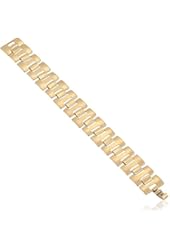 Kenneth Cole New York "Crystal Radiance" Geometric Link Bracelet