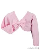 from Max and Tilly Max and Tilly Knitted Bow Cardigan / Jacket in Pale Pink size 6-12 months