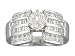 EGL Certified 1.29ct Diamond Engagament Ring 14kt White Gold