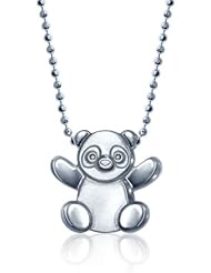 Alex Woo Little Panda in Sterling Silver Pendant Necklace, 16"