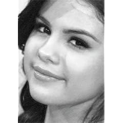 SELENA GOMEZ - Original Art Print (LARGE A3 - Signed by the Artist) #js002
