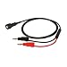 Cal Test Electronics CT2436 PVC Jacketed Coaxial Cable Assembly, BNC Male to Stacking Banana Plug Connector, 75 Ohm (Pack of 10)