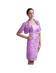 Satin Lace Sheath Fall Bridesmaid Dress/Party Dress/Wedding Dress/Mini Dress 