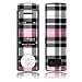 Pink Plaid Design Protective Skin Decal Cover for Samsung Juke SCH-U470 Cell Phone