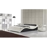 Designer Bett M0BW 180x200 Schwarz-Wei�von "i-flair"