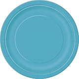 16 Count Dinner Plates, 8 5/8 Inch, Teal