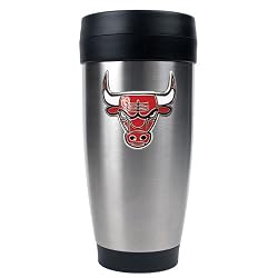 Chicago Bulls NBA Stainless Steel Travel Tumbler -Primary Logo by Great American Products
