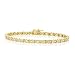 SPARKLING XO 14K GOLD TENNIS BRACELET