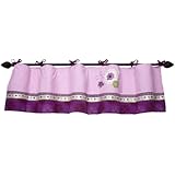 NoJo Window Valance, Pretty In Purple (Discontinued by Manufacturer)