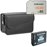 Set aus Bundlestar BAXXTAR Tasche LEDER + PATONA Akku f�r Panasonic DMW BCG10E (kompatibel mit jedem Kameraupdate) + Samsung Essential SDHC 8GB Class 6 -- F�r Panasonic Lumix DMC TZ36 TZ31 TZ25 TZ22 TZ18 TZ10 TZ8 TZ7 TZ6von "Bundlestar"