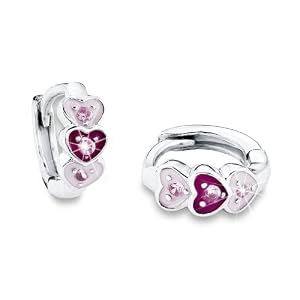 Prinzessin Lillifee - 433976 - Boucles d'Oreille Enfant - Argent 925/1000 1.3 Gr - Zirconium