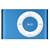 Apple iPod shuffle 1 GB New Bright Blue (2nd Generation) [Previous Model]