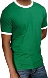 American Apparel Fine Jersey Cotton Ringer Short Sleeve T-shirt