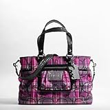 NEW AUTHENTIC COACH POPPY TARTAN BOOK CONVERTIBLE TOTE HANDBAG