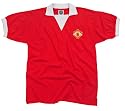 Score Draw Official Retro Manchester United 1973 No7 Shirt