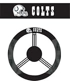 Indianapolis Colts Poly-Suede Steering Wheel Cover - NFL