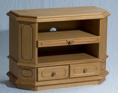 TV-Kommode Kagera Eiche geölt teilmassiv,T/B/H 42x90x66 cm