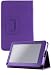 HHI UrbanFlip Series Viewing Stand Case For Amazon Kindle Fire Tablet - Purple (Package include a HandHelditems Sketch Stylus Pen)