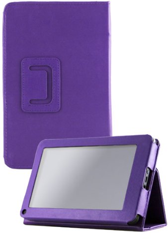 HHI UrbanFlip Series Viewing Stand Case For Amazon Kindle Fire Tablet - Purple (Package include a HandHelditems Sketch Stylus Pen)