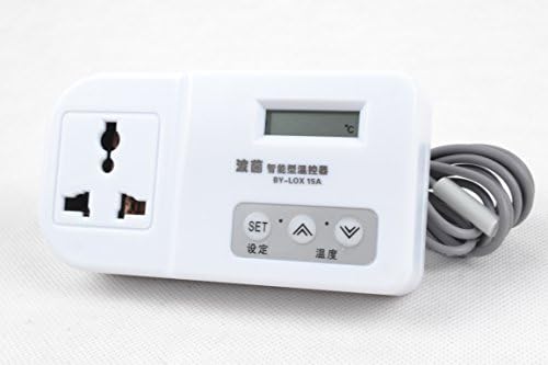 Digital Probe Thermostat LCD Screen for Home Brewing Fermenter Heating & Cooling (US)