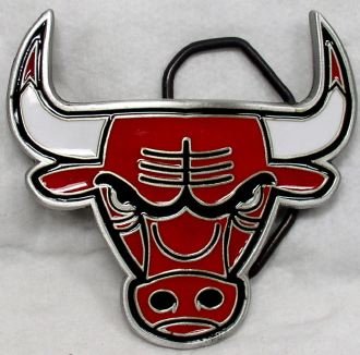 Chicago Bulls Enamel Belt Buckle, NBA Basketball Buckle