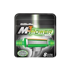Gillette M3Power Cartridges, 8-Count