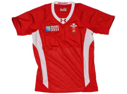 Wales Rugby Union World Cup Home Shirt 2011/12 - Womens - Small - size XX-Large