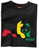Enjoi Rasta Panda T-Shirt - Black