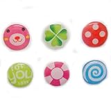 6pcs Four Leaf Clover Home Button Pasters Stickers for iPad ipod iphone