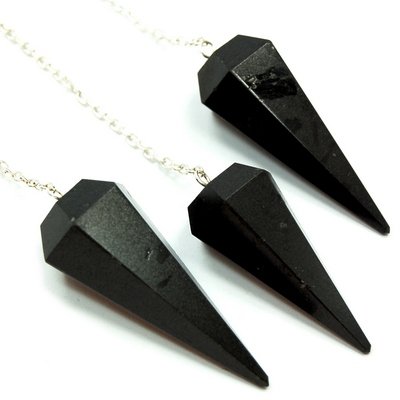 Black Tourmaline Pendulums (1" - 2") - 1pc.