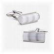 Grey Cats eye Tube Cufflinks Grey Cats eye Tube Cufflinks