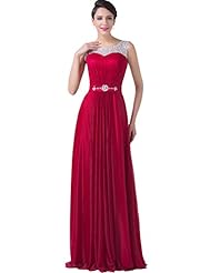 Cocktail Acrylic/Polyester/Satin Sleeveless Backless Lace-Up Sequined Beaded Prom Dress/Party Dress/Wedding Dress 