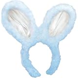 Blue Bunny Ears Headband