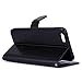 iPhone 6S Case, iPhone 6 Case, LK Luxury PU Leather Wallet Case Flip Cover with Card Slots & Stand For Apple iPhone 6S (2015) / iPhone 6 (2014) 4.7 inch, BLACK