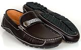 Mens Dress Brown Fashion Loafers Designer Shoes