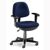 Blue OFM Lite Use Computer Task Chair with Arms
