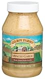 Gilroy Farms Minced Garlic in Soybean Oil, 32-Ounce Plastic Jars (Pack of 2)