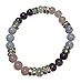 Peaceful Soul: Blue Lace Agate, Amethyst, & Rose Quartz Stretch Bracelet