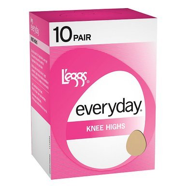 L'eggs Everyday Knee Highs RT 10 Pair, Suntan, Size - 1 Size
