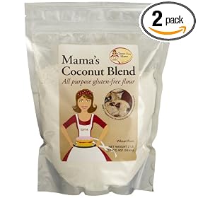 Gluten Free Mama, Mama's Coconut Blend Flour, All Purpose Flour, 32-Ounce Pouches (Pack of 2)